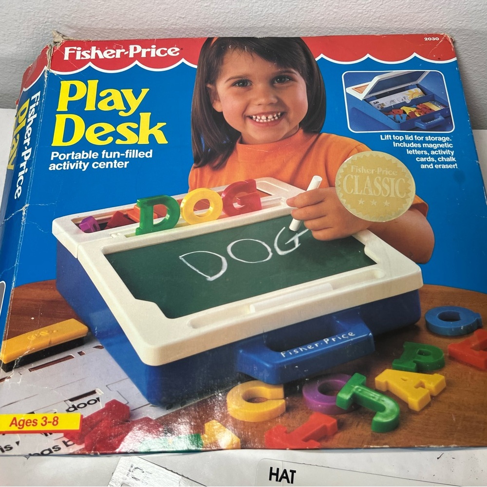 Vintage Fisher-Price Play Desk 1992 - Picture 1 of 4